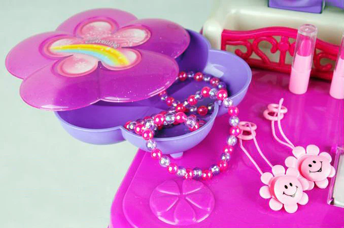 Beauty Dresser Make Up Vanity Table Play Set with Music & Light - Image 13