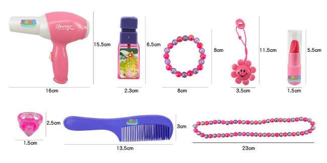 Beauty Dresser Make Up Vanity Table Play Set with Music & Light - Image 15