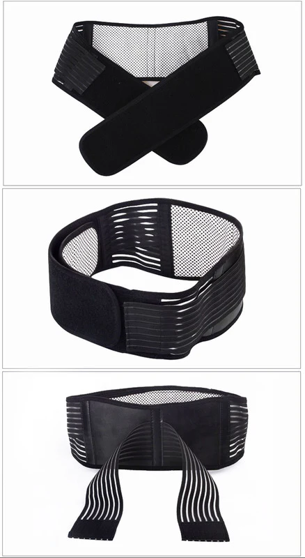 Bio Waist Lower Back Support Magnetic Brace Pain Relief (BLACK) - Image 8