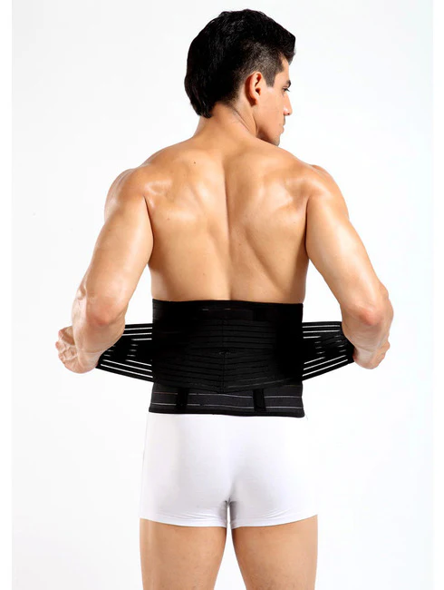 Bio Waist Lower Back Support Magnetic Lumbar Brace Pain Relief (BLACK) - Image 11