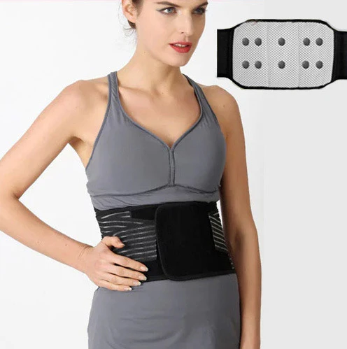 Bio Waist Lower Back Support Magnetic Lumbar Brace Pain Relief (BLACK) - Image 15