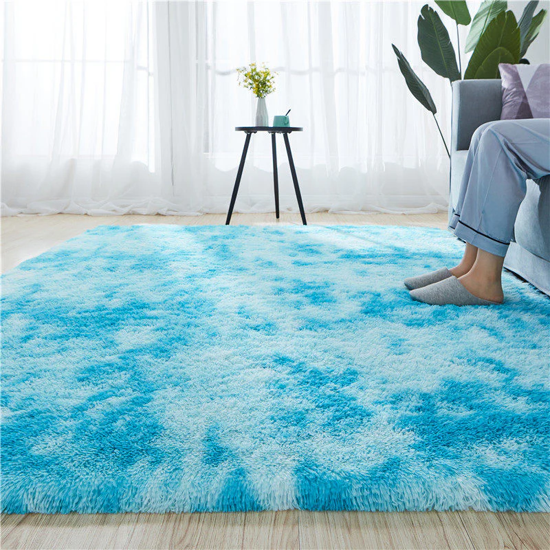 Blue Oasis Bedroom/Living Room Comfortable Shag Rug (200 x 140) - Image 10