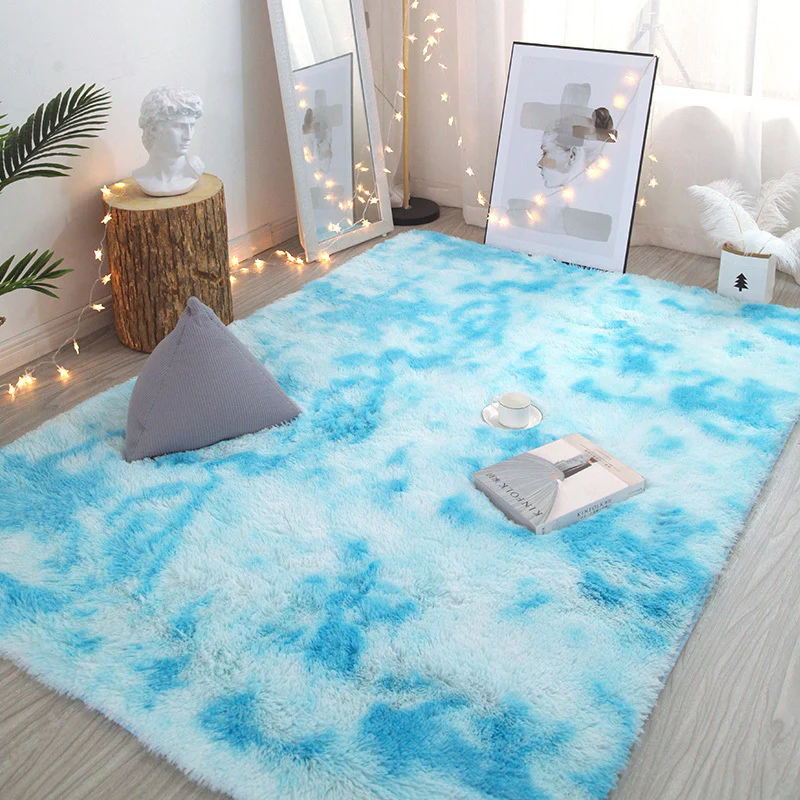 Blue Oasis Bedroom/Living Room Comfortable Shag Rug (200 x 140) - Image 15