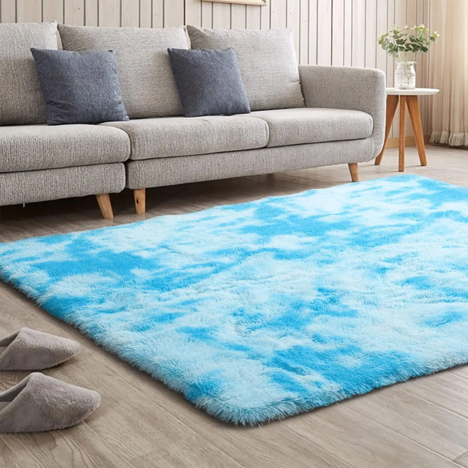 Blue Oasis Bedroom/Living Room Comfortable Shag Rug (200 x 140) - Image 18