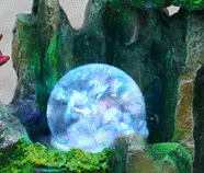 Calming Fountain Water Feature Ornament with Fish Tank - Image 9