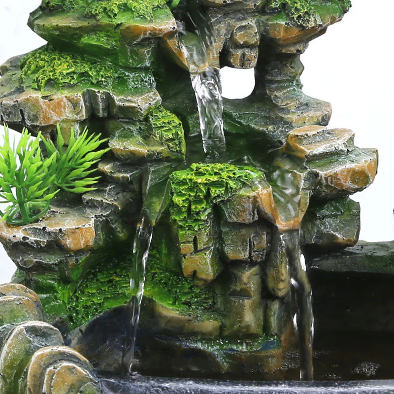 Calming Waterfall Fountain Bonsai Tree Water Feature Ornament - Image 4