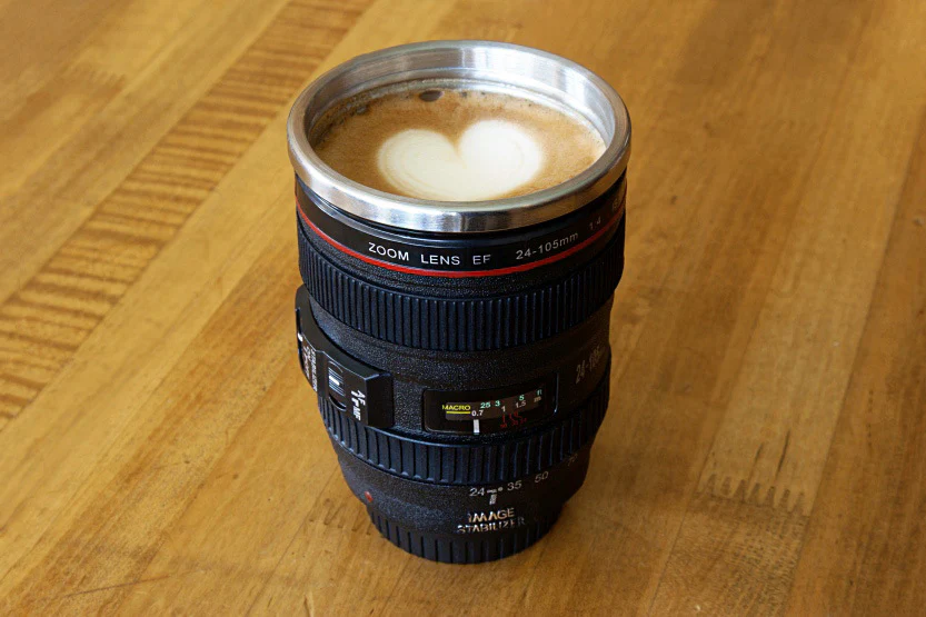 Camera Lens Stainless Steel Cup Mug - Image 8