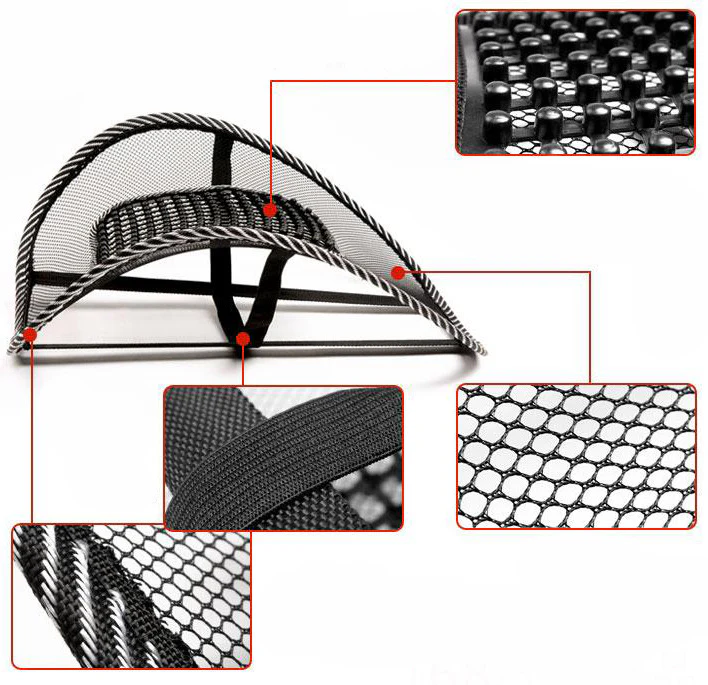 Car/Office/Home Chair 3D Multifunction Back Lumbar Support Massage Cushion - Image 8