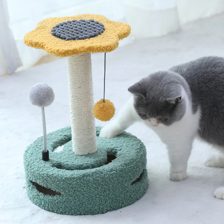 Cat Scratching Post Pole Tower Tree - Image 13