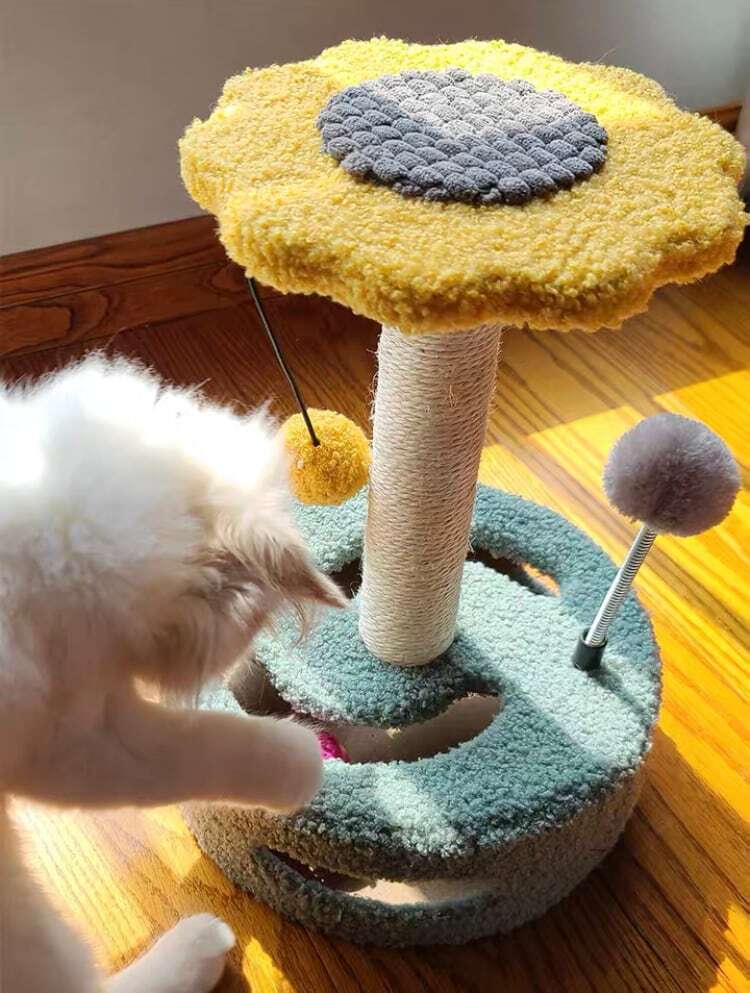 Cat Scratching Post Pole Tower Tree - Image 14