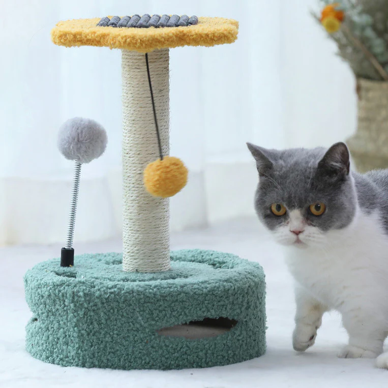 Cat Scratching Post Pole Tower Tree - Image 15