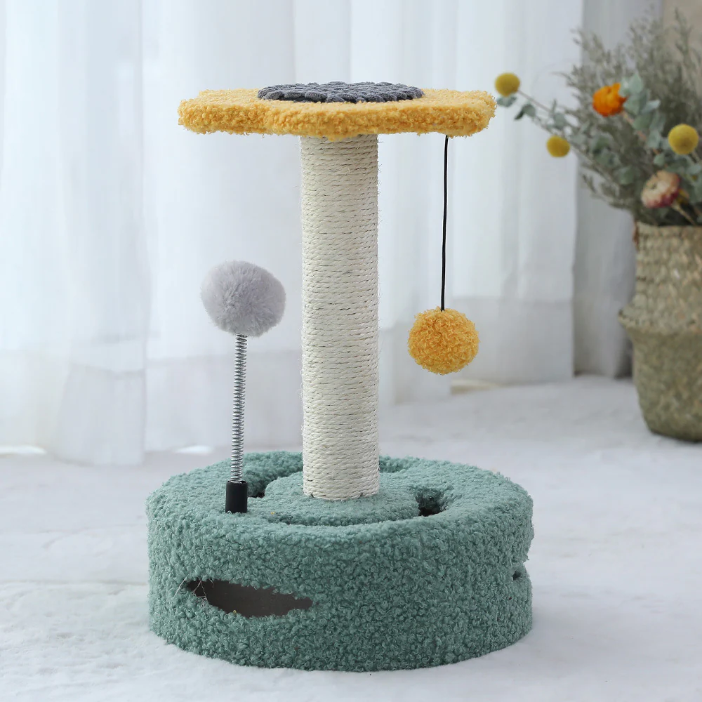 Cat Scratching Post Pole Tower Tree - Image 5