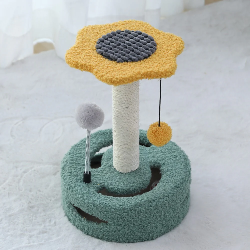 Cat Scratching Post Pole Tower Tree - Image 7