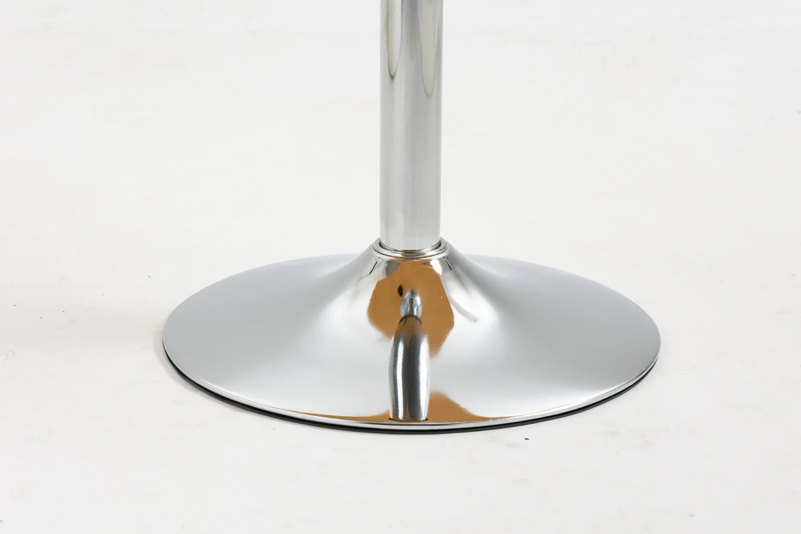 Century Designer Bar Table Height Adjustable with Gas Lift (Oak/Stainless Steel) - Image 5