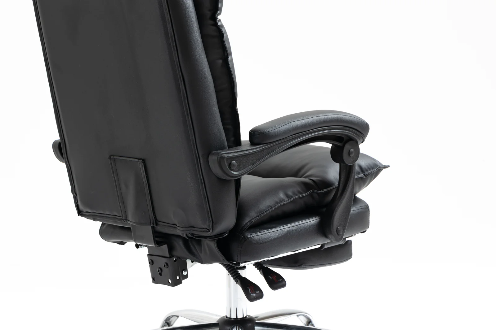 Chieftain Deluxe Plush Executive Reclining Office Chair with Foot Rest (Black) - Image 15