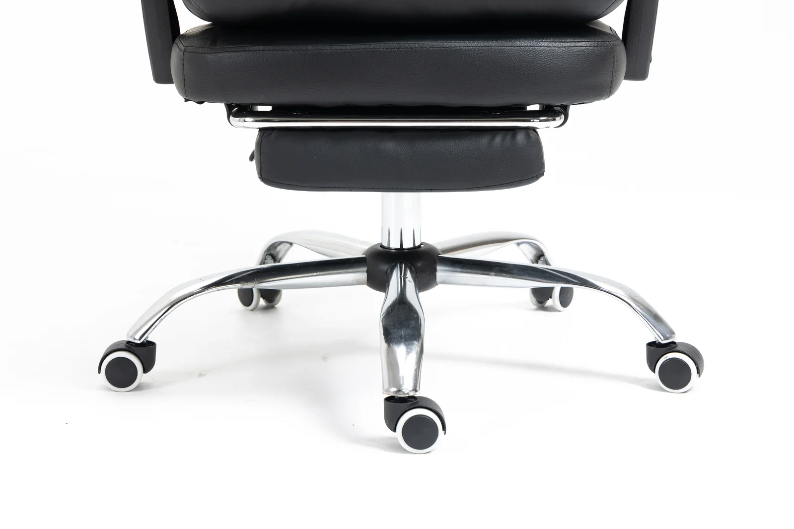 Chieftain Deluxe Plush Executive Reclining Office Chair with Foot Rest & Massager (Black) - Image 20