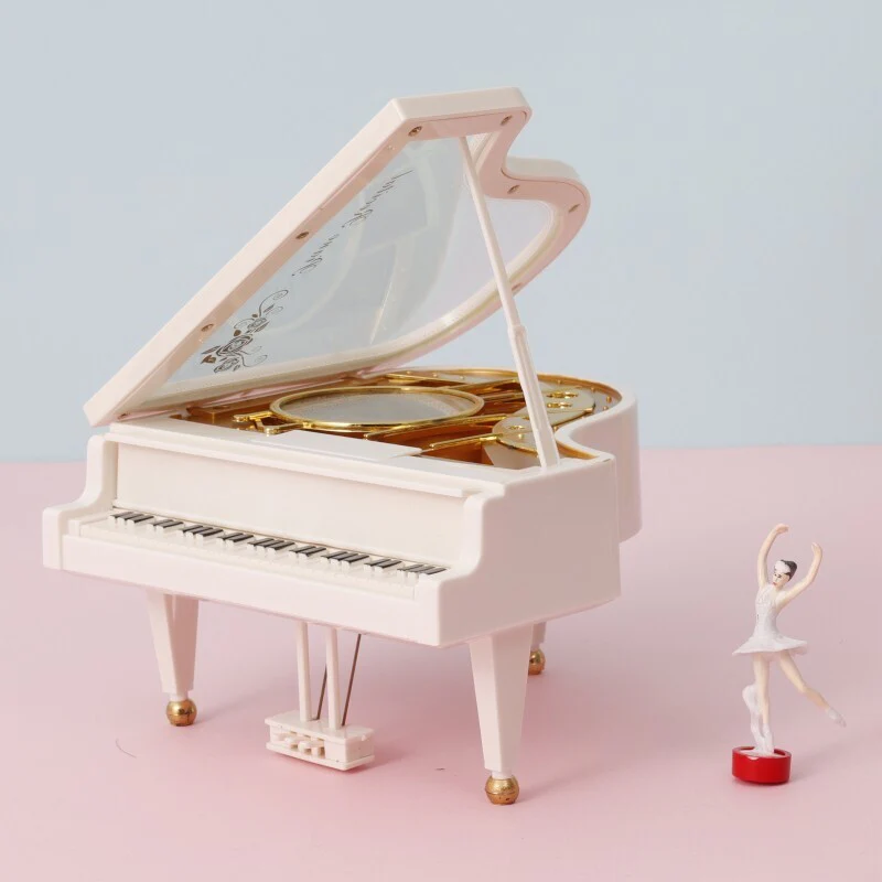 Classic Piano Dancing Ballerina Music Box - Image 11