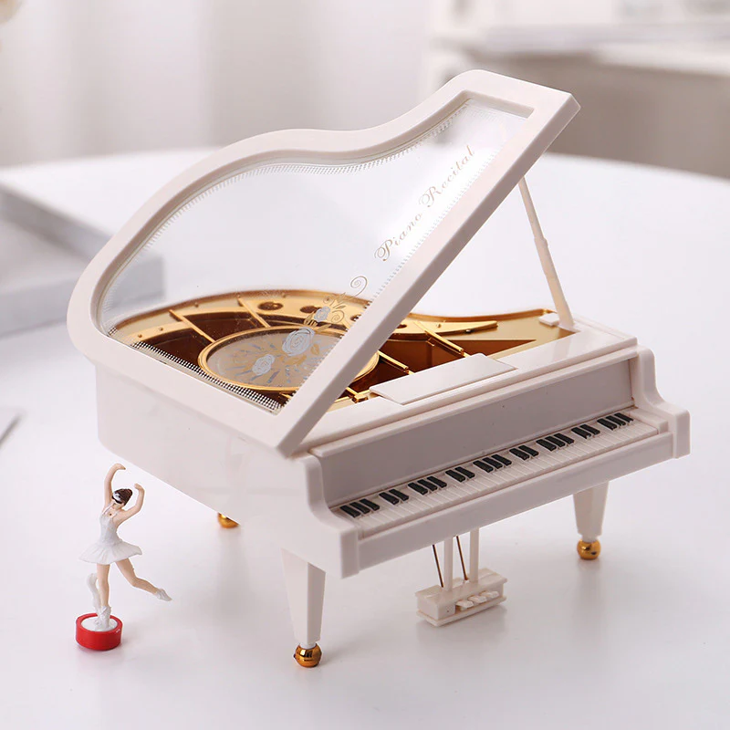 Classic Piano Dancing Ballerina Music Box - Image 12