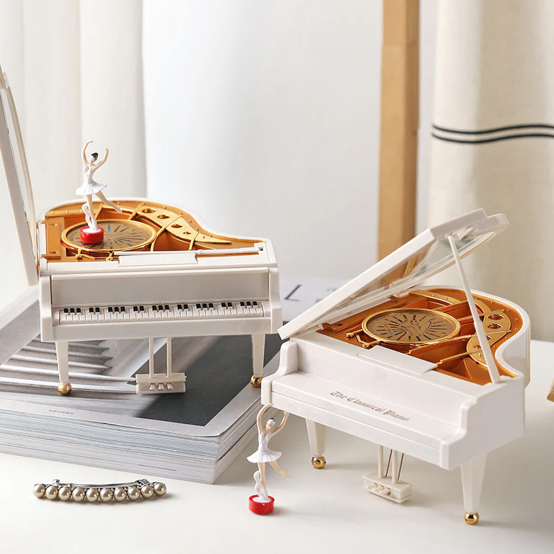 Classic Piano Dancing Ballerina Music Box - Image 16