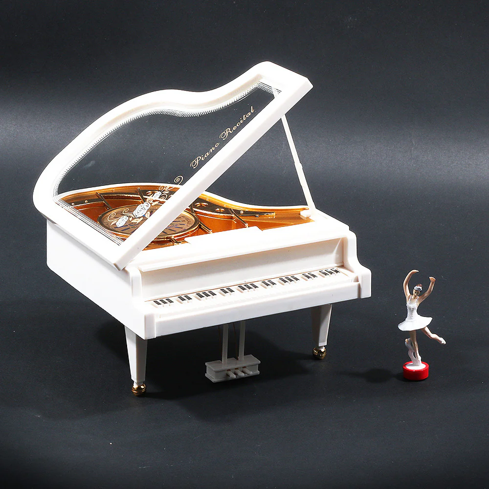 Classic Piano Dancing Ballerina Music Box - Image 22