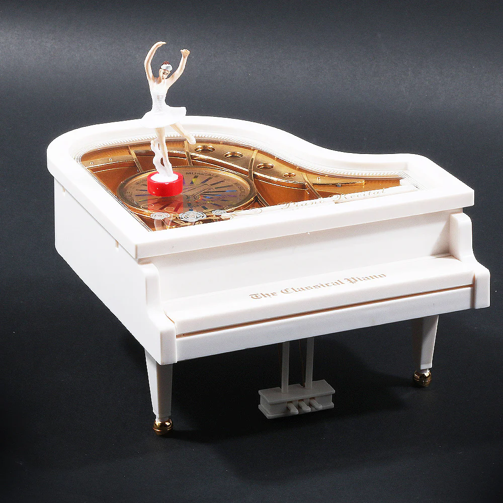 Classic Piano Dancing Ballerina Music Box - Image 25