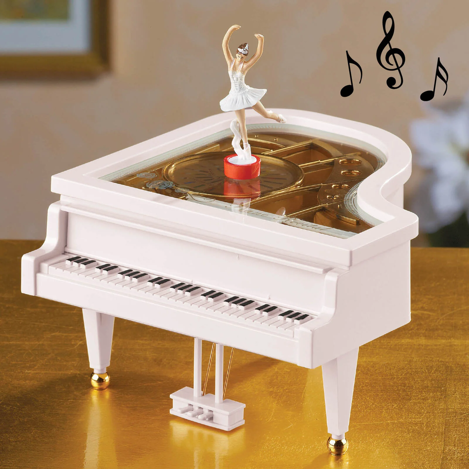 Classic Piano Dancing Ballerina Music Box - Image 26