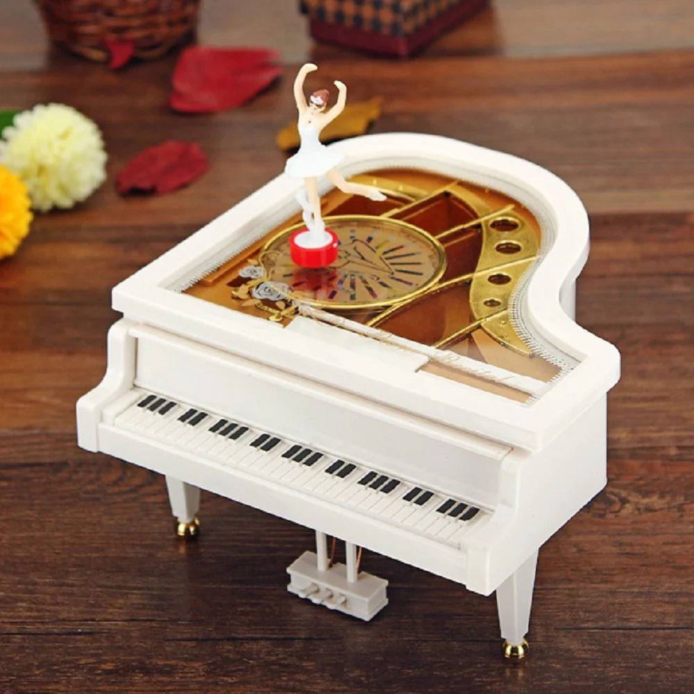 Classic Piano Dancing Ballerina Music Box - Image 4