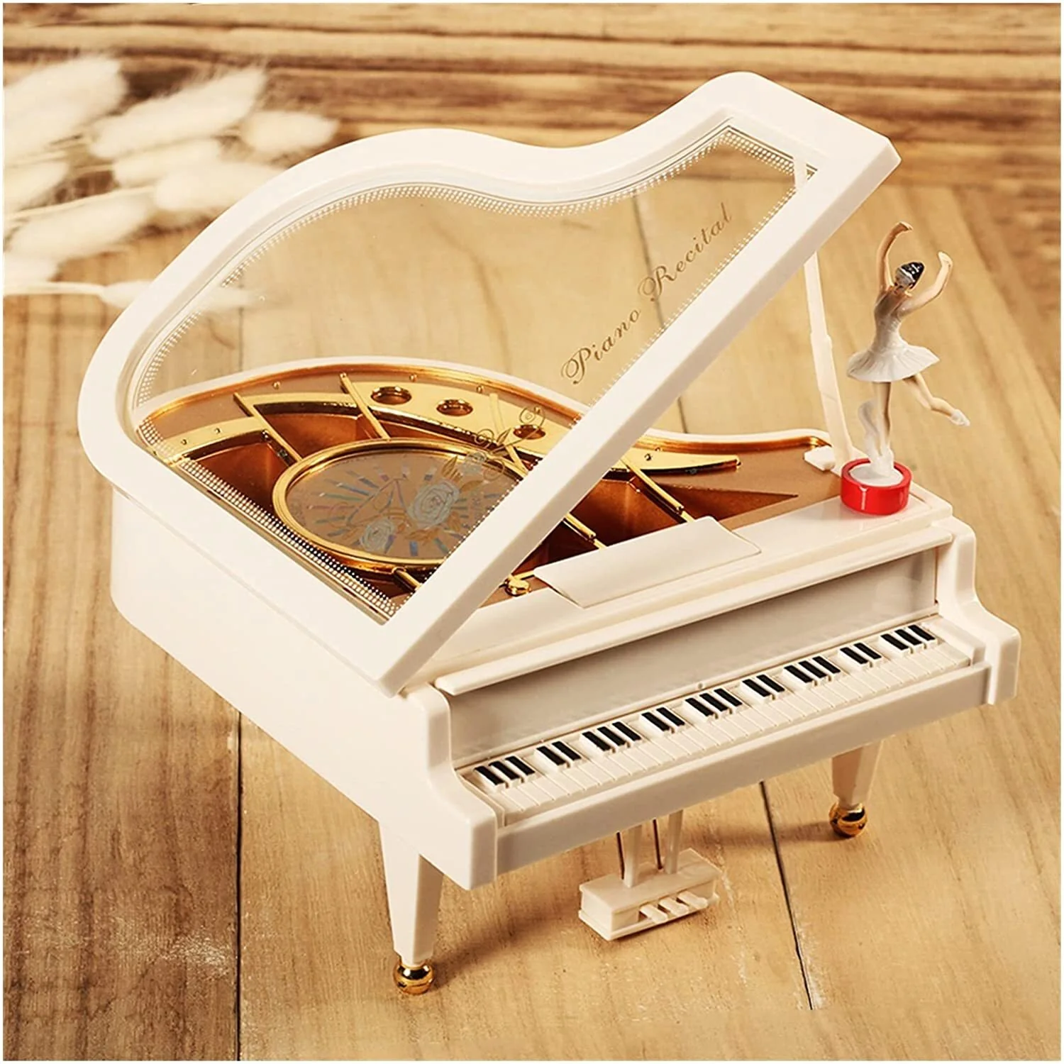 Classic Piano Dancing Ballerina Music Box - Image 8