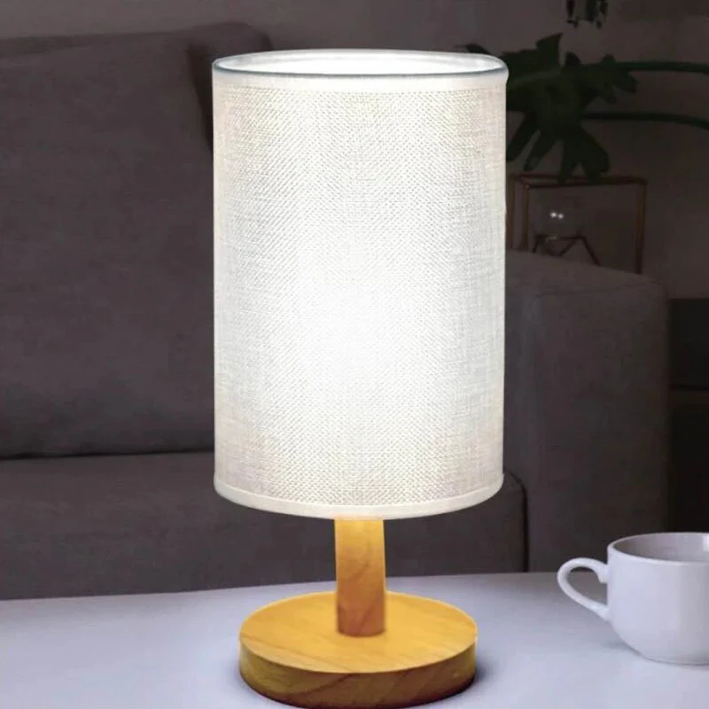 Classic Wooden LED Table Lamp Night Light - Image 11