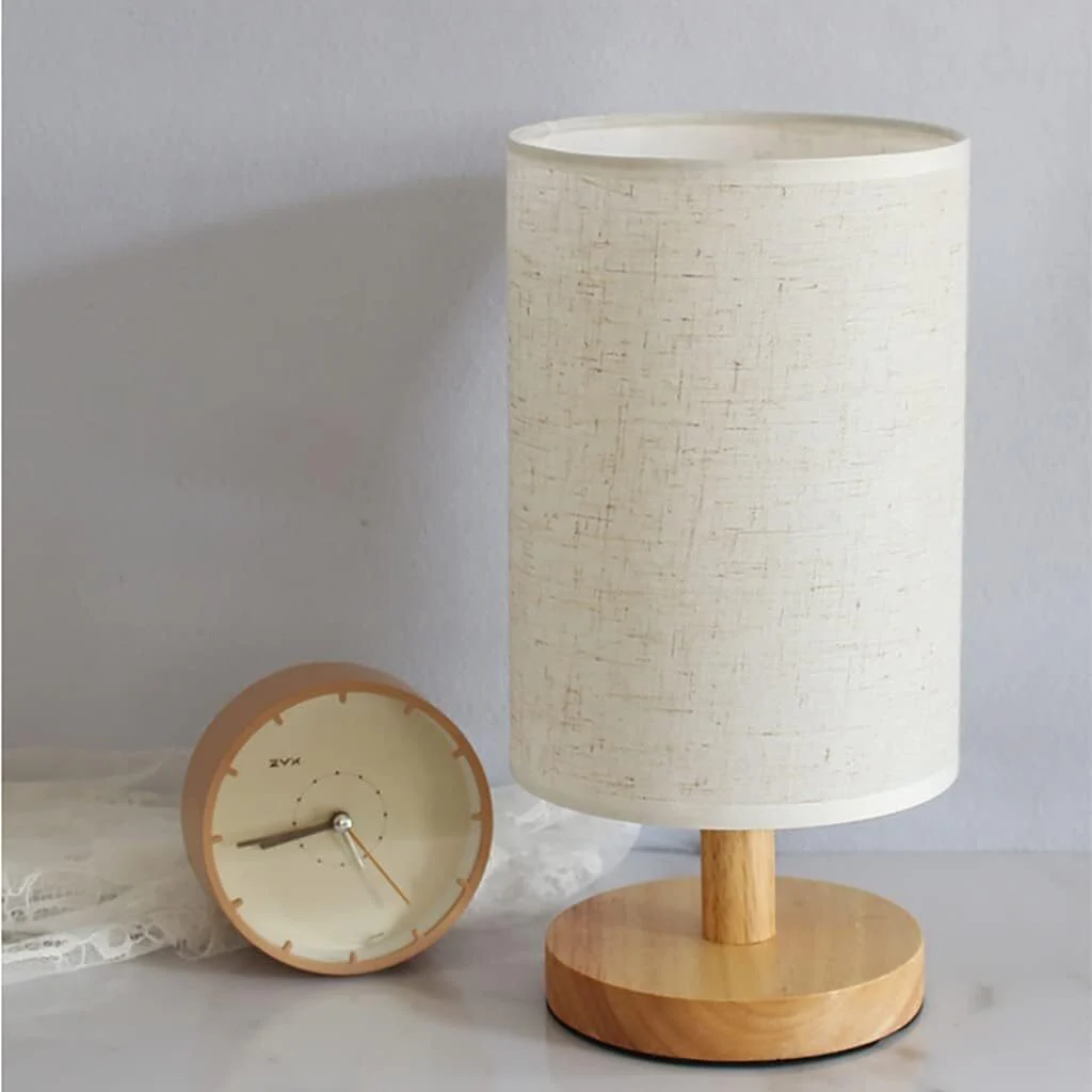 Classic Wooden LED Table Lamp Night Light - Image 4