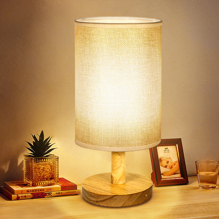 Classic Wooden LED Table Lamp Night Light - Image 12
