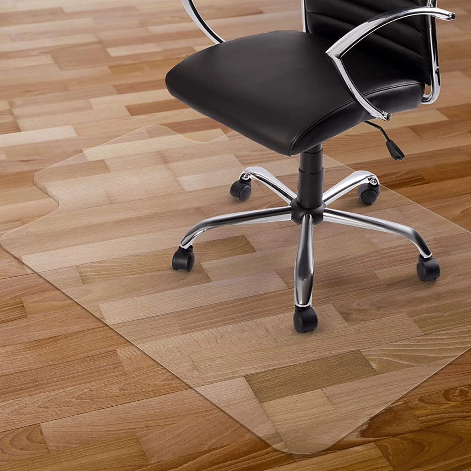 Clear PVC Protective Chair Mat Home Office Room Carpet Floor Protector (Large 120cm) - Image 8
