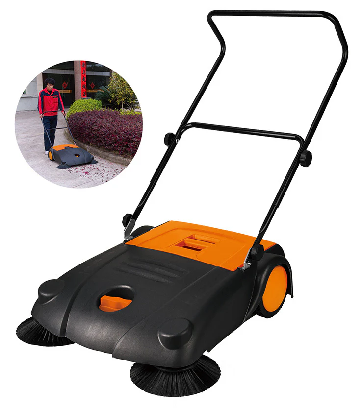 Commercial Industrial Large Area Floor Push Sweeper - Image 5