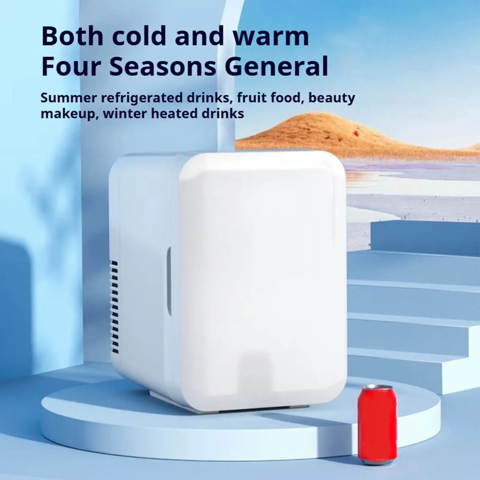 Compact Mini Fridge Portable Skincare Drinks Snacks Cooler - Image 7