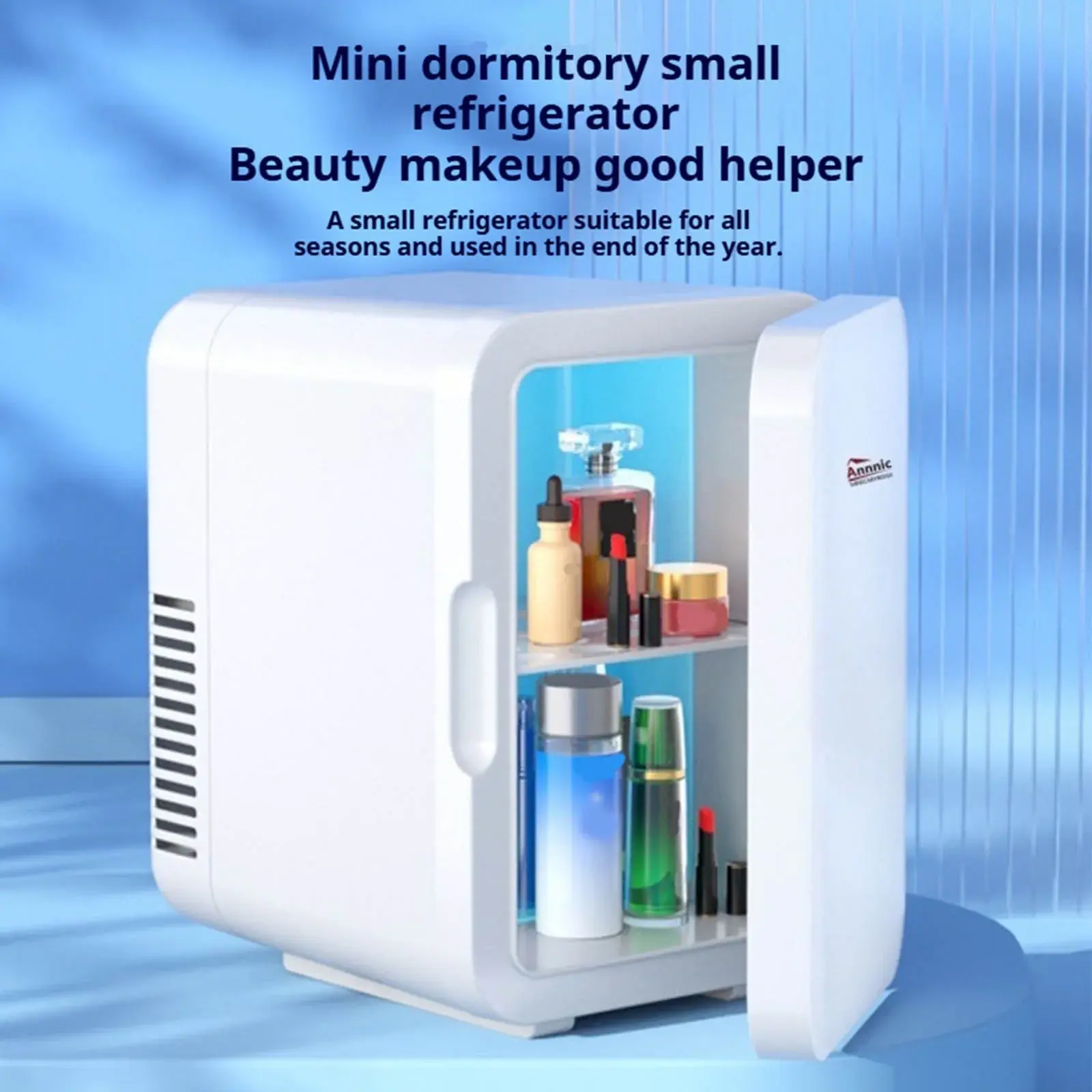Compact Mini Fridge Portable Skincare Drinks Snacks Cooler - Image 8