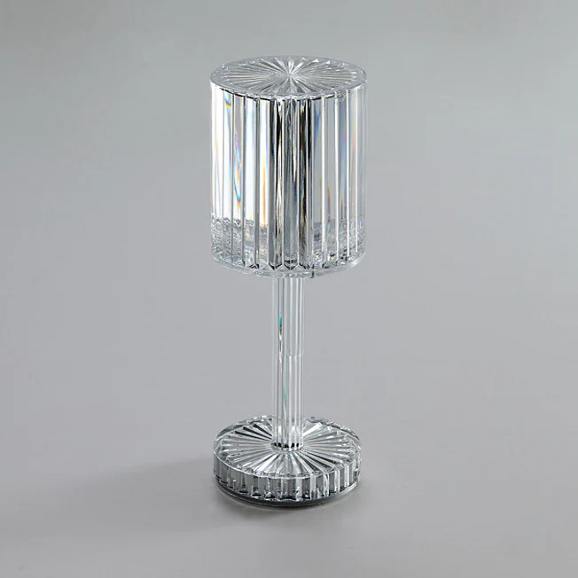 Crystal Cylinder LED Table Lamp Touch Sensor Night Light - Image 17