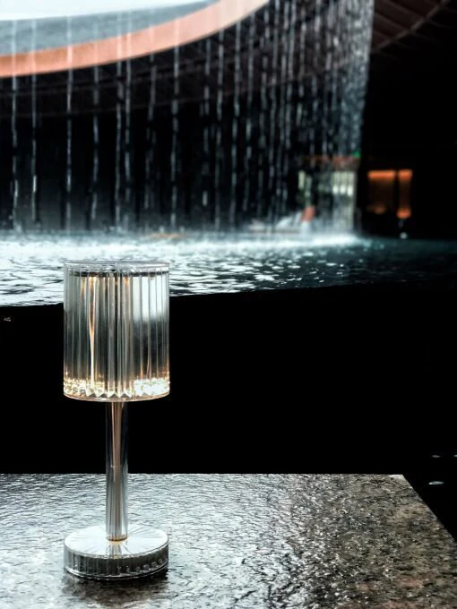 Crystal Cylinder LED Table Lamp Touch Sensor Night Light - Image 18