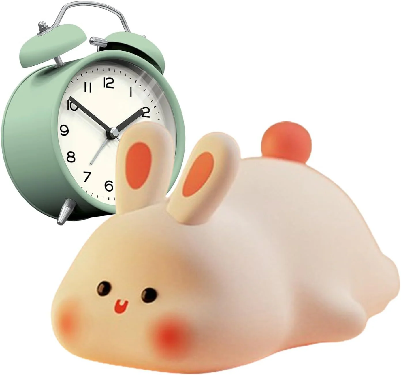 Cute Bunny Silicone LED Touch Sensor Dimmable Portable USB Rechargeable Lamp Night Light - Image 10