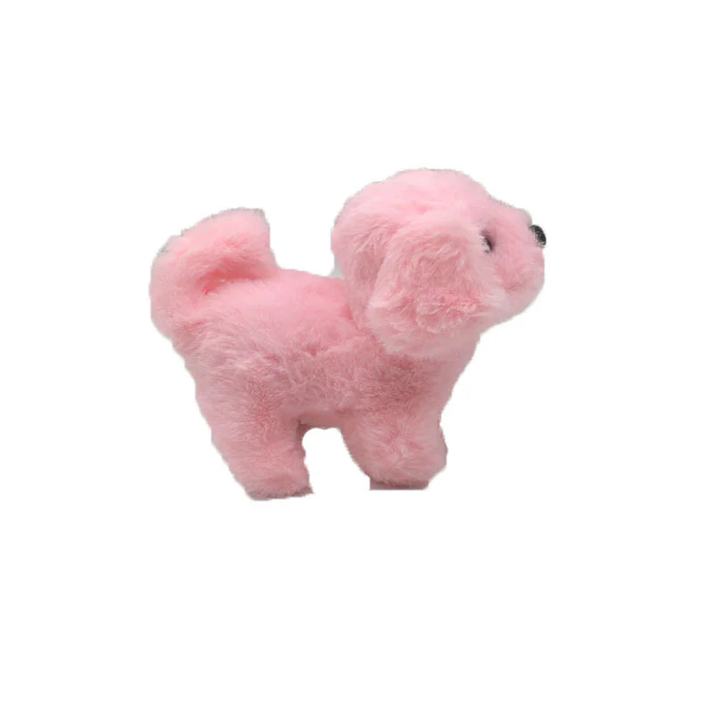 Cute Pink Plush Puppy Dog Walking Barking Pet Toy - Image 7