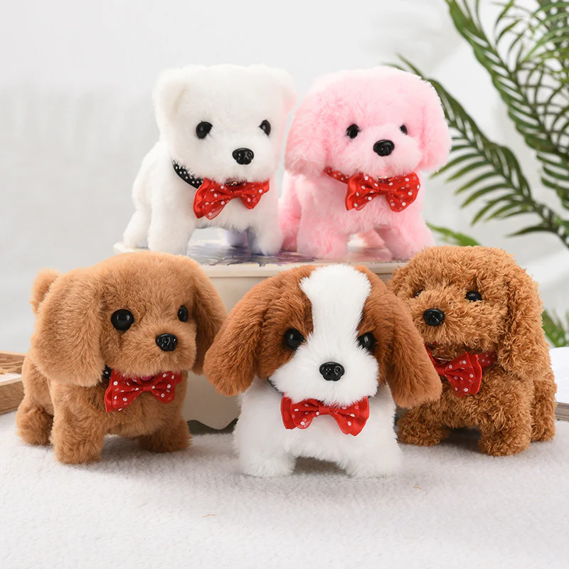 Cute Realistic Plush Puppy Dog Walking Barking Pet Toy - Image 13