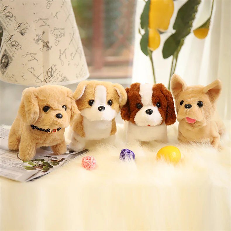 Cute Realistic Plush Puppy Dog Walking Barking Pet Toy - Image 15