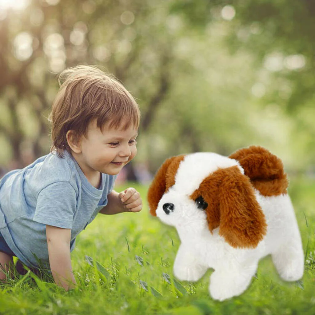 Cute Realistic Plush Puppy Dog Walking Barking Pet Toy - Image 7