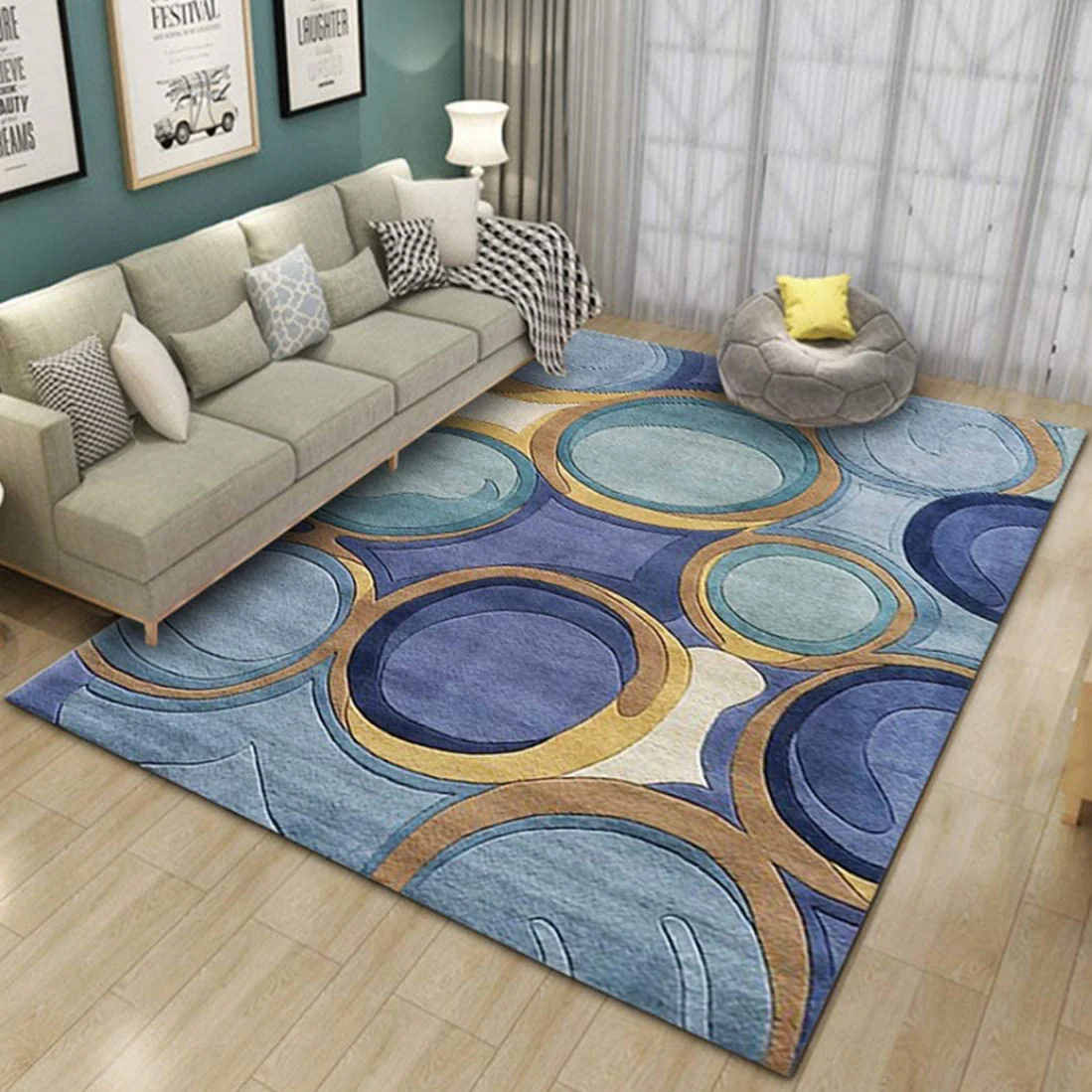 Delight Bedroom/Living Room Area Rug Carpet Mat (180 x 100) - Image 11