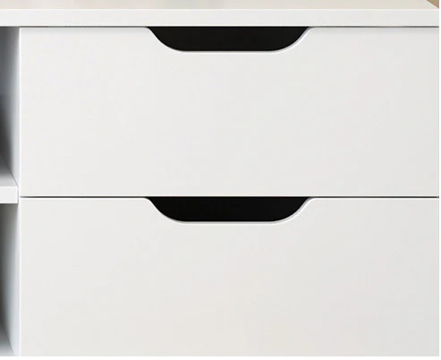 Delta TV Cabinet Entertainment Unit (Black & White) - Image 4