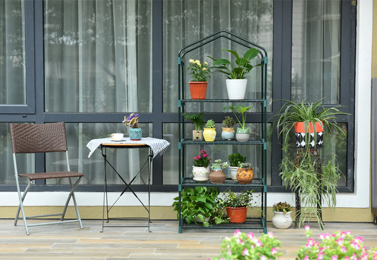 Deluxe 4-Tier Garden Greenhouse - Image 3