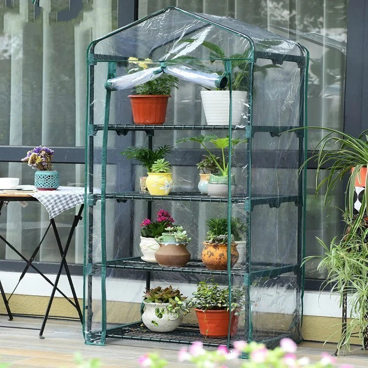 Deluxe 4-Tier Garden Greenhouse - Image 5