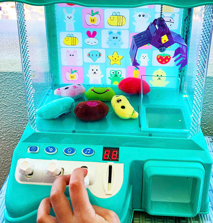Deluxe Arcade Game Toy Claw Vending Machine (Aqua Blue) - Image 10