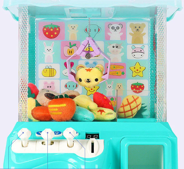 Deluxe Arcade Game Toy Claw Vending Machine (Aqua Blue) - Image 8