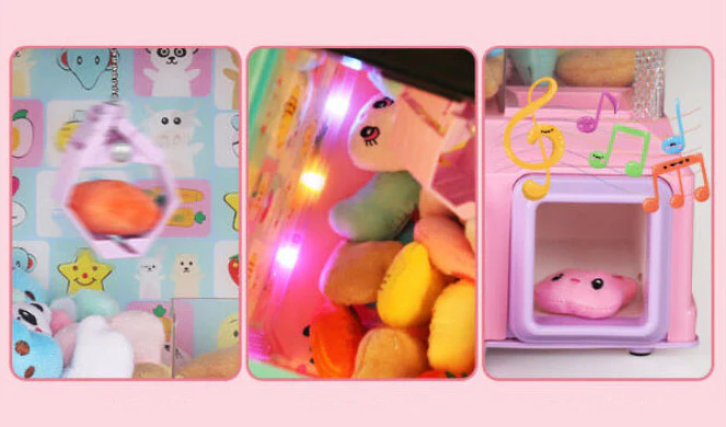 Deluxe Arcade Game Toy Claw Vending Machine (Pink) - Image 10