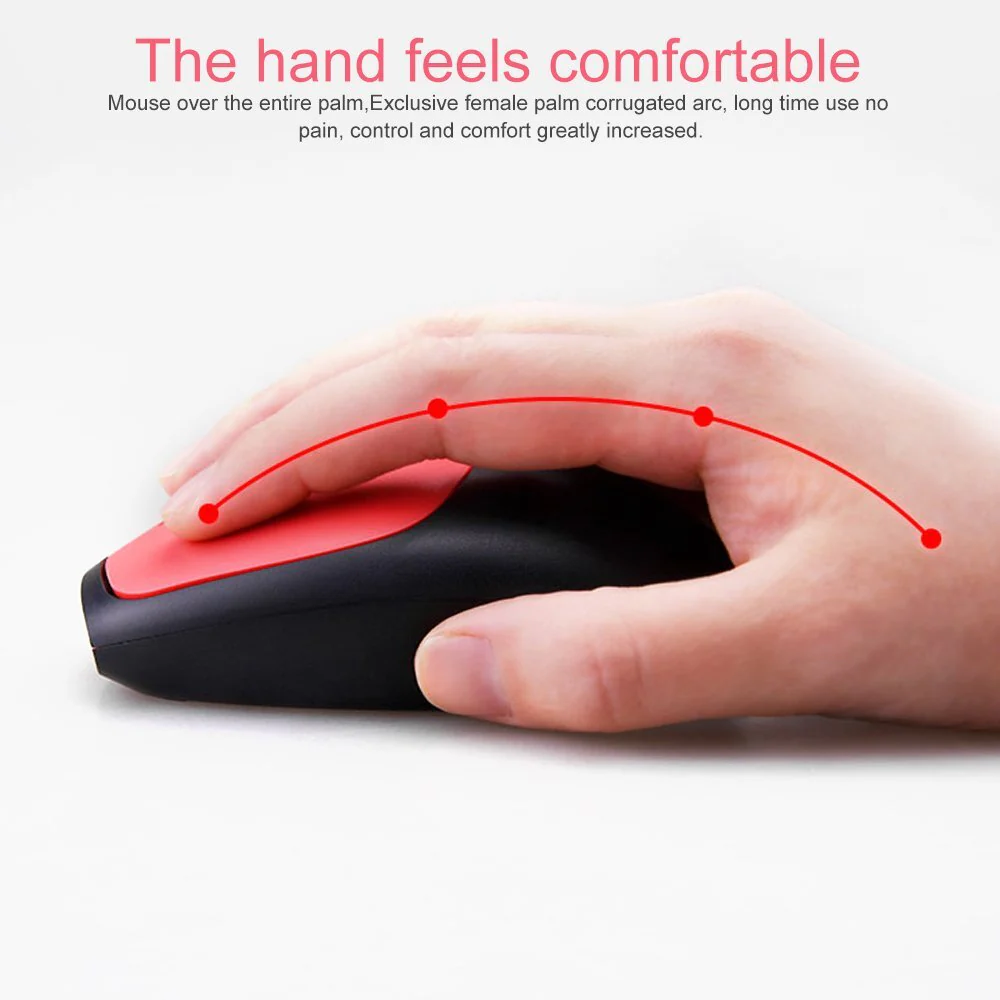 Deluxe Colourful Wireless Mechanical Keyboard and Mouse Combo Set (Purple Mixed) - Image 13